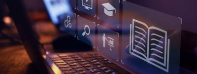 e-learning, online education concept, learn on internet